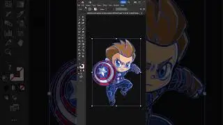 Create vector stickers in adobe illustrator