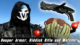 Fallout 4 Mods Week 19 - Reaper Armor, Riddick Rifle, and Melon Launchers!