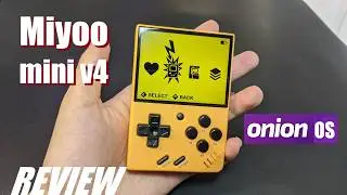 REVIEW: Miyoo Mini v4 Portable Handheld Retro Game Console | OnionOS Edition | Tiny Game Boy?