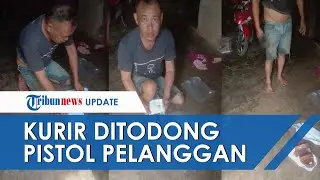 VIRAL Video Kurir Ditodong Pistol saat Antar Paket Sandal di Bogor, Enggan Bayar karena Salah Warna