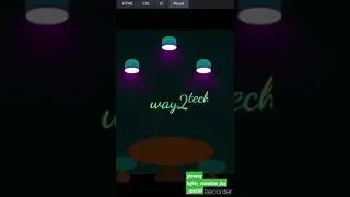 glowing lights using Html and CSS #shorts #youtubeshortsfeature #london #india #way2tech_knowledge