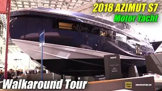 2018 Azimut S7 Luxury Yacht - Walkaround - 2018 Boot Dusseldorf Boat Show