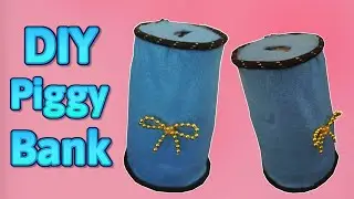 Homemade Piggy Bank with Plastic Bottle | DIY Piggy Bank Craft Ideas