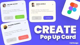 Design a Pop-Up Card In Figma (Step-By-Step Tutorial) 