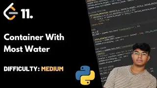 Container With Most Water | LeetCode 11 | Theory + Python code