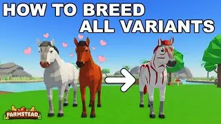 How To Breed All Horse Variants! *EASY* Farmstead Roblox