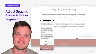 Adjust Pagination Spacing on Blog Posts in Squarespace 7.1