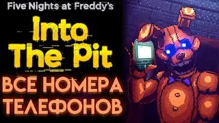 ВСЕ СЕКРЕТНЫЕ ТЕЛЕФОННЫЕ НОМЕРА ФНАФ ИНТО ЗЕ ПИТ ( FNAF INTO THE PIT )