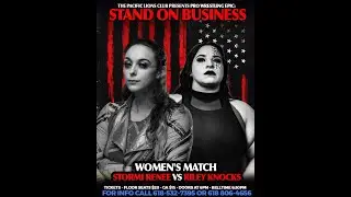 PWE - Stand on Business - Riley Knocks vs. Stormi Renee - August 3rd, 2024 (Full Match)