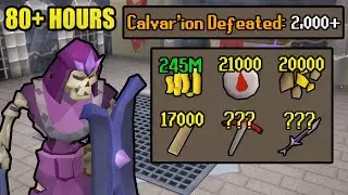 80 hours of Calvar'ion Without Banking... | Calvar'ion Loot [OSRS]