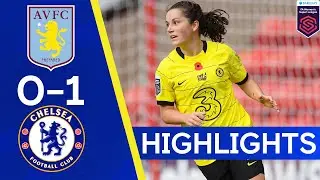 Aston Villa 0-1 Chelsea | Chelsea are now joint-top after a win at Aston Villa |  WSL Highlights