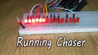 How to Make Led chaser Using Arduino, Code link in description