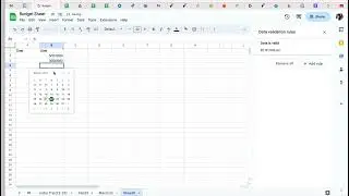 Add a Pop-Up Calendar Date Picker in Google sheet/ Microsoft Excel