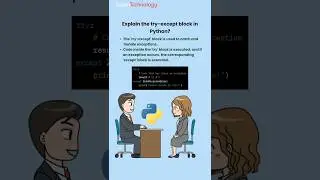 try-except block in Python | Python interview question | 