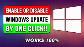 How to Enable/Disable Windows Update in Windows 11/10/8/7