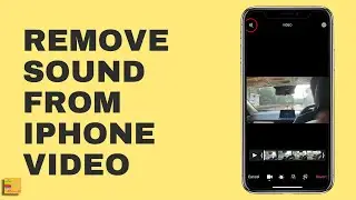 How to remove sound from iPhone video before sharing it with others