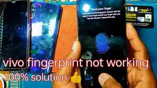 vivo fingerprint sensor not working