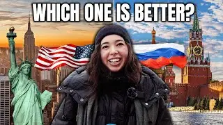 American Girl in Moscow Compares USA and Russia