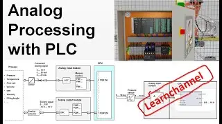 Analog value processing with PLC