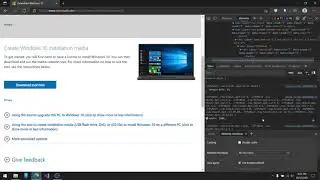 How to download Windows 10 (ISO) file directly from Microsoft website