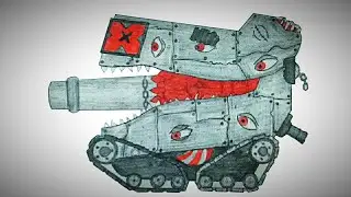 Как нарисовать танк безликий || How to draw a Faceless tank