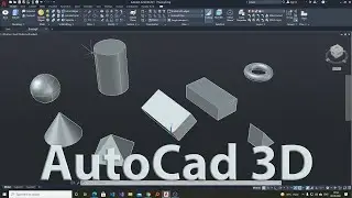 AutoCAD 3D Tutorial in 12 Minutes - AutoCAD 3d tutorial for beginners 2021