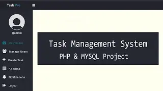 Employee Task Management System using PHP and MySQL | Part 1