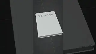 Death Note In Blender 