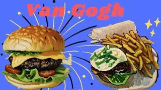 Burgers n Fries - AI Models Review - Van Gogh Diffusion