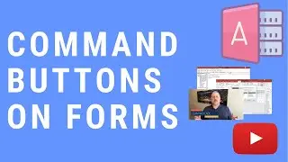 2 Ways to Create Command Buttons on MS Access Forms