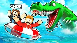 ROBLOX CHOP AND FROSTY BECOME THE LARGEST CROCODILE