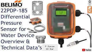 #Belimo 22PDP-185 Differential Pressure Sensor/#water /#hvac /#IP65