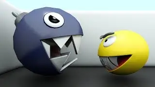 Pacman vs Chain Chomp Monster Pacman