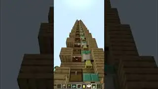 Minecraft: The Most Efficient Staircase Ever ⏩ #Shorts