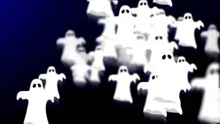 Ghosts Animation - Free Overlay Stock Footage