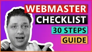 Website Checklist - 30 Steps for High Quality Websites 📑✅😎