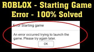 Roblox Experiences Failed To Load -2022  Fix