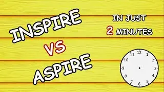 What is the difference between inspire and aspire | The Modern Learning