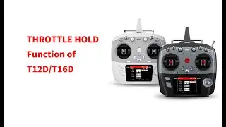 THROTTLE HOLD function of T12D/T16D Transmitter