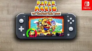 Paper Mario: The Thousand - Year Door FPS Test | Nintendo Switch Lite