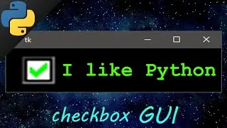 Learn Python tkinter GUI checkboxes easy ✔️