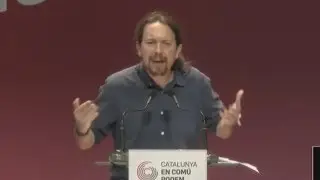 PABLO IGLESIAS (Podemos) - Cierre de campaña ELECCIONES CATALANAS 2017