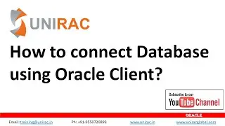 How to connect Oracle Database using Oracle Client