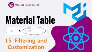 15. Filtering in Material Table | Material UI