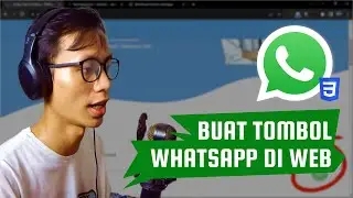 Buat Tombol Whatsapp Di Web #htmlcss