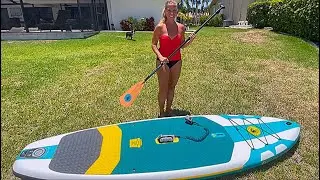 First paddle board attempt from PaddlersOutlet.com