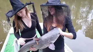 Nina and Caroline Net Biggest Fish of the Season!