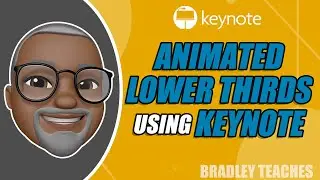 How to make Animated Lower Thirds with Keynote