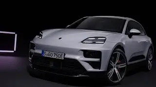 The New porsche Macan Turbo the first all-electric SUV from Porsche