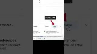 How to make a Macro in Google Sheets!